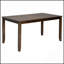 Ensemble de table de salle à manger élégant en bois 6 pièces avec 4 chaises et un banc, design moderne pour des réunions de famille confortables et des expériences culinaires élégantes