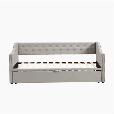 Feaman Upholstered Daybed with Trundle by Wildon Home