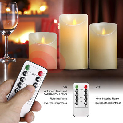 Unscented Pillar Candle