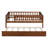 Wood Daybed With Trundle And Fence Guardrails-1427535705-1427535704