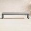 Georgie 72.01'' Aluminum Outdoor Bench