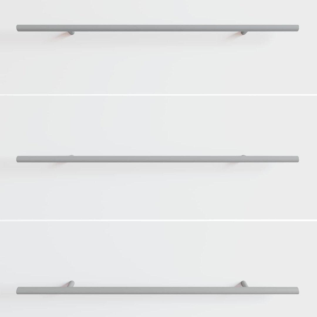 Vidaxl Cabinet Handle Silver Stainless Steel Hardware Drawer Handles Door