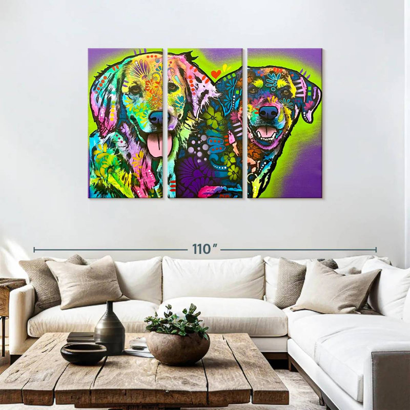 Brampt Ready For Round Two, 48" H x 74" W