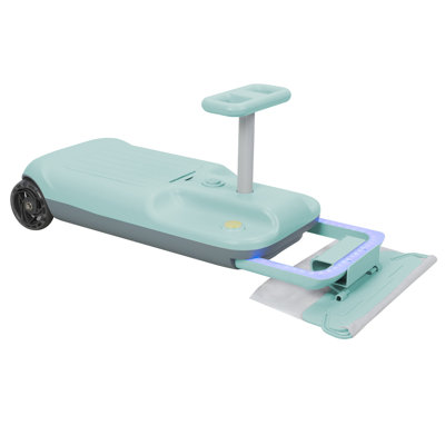 Kids Go Kart, Go Kart with Floor Cleaning Function,Electric Wiggle Car with Gradient Light