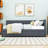 Linen Upholstered Daybed with Twin Trundle-764516448-764516455