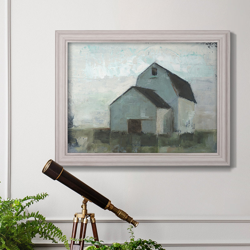 «Trimont Barn At Sunset I», peinture sur toile encadrée, H 21 po x l 25 po x P 2,5 po