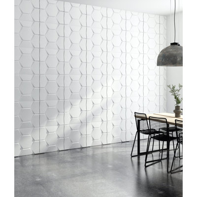 Panneau mural blanc 19,7 po x 19,7 po Falkirk Ross