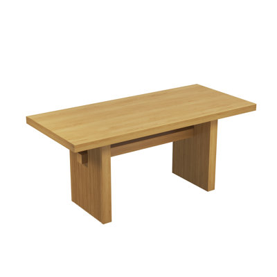 70" Wooden Rectangular Dining Table