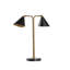 Frederick Cooper 23" Antique Brass/Black Desk Lamp