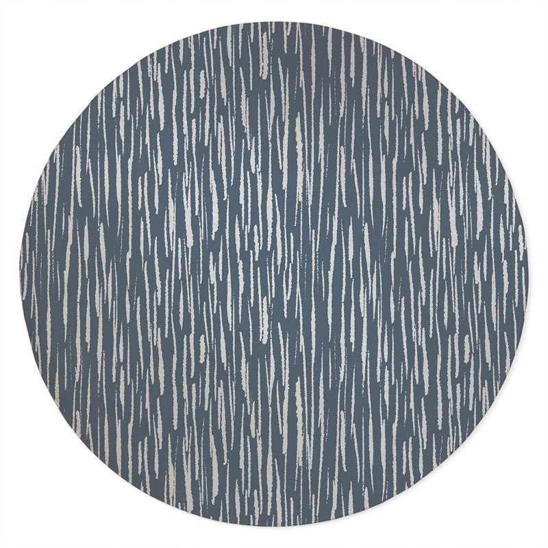 Spectrum Strands Non-Slip Outdoor Rug, Round 5'