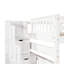 Lit superposé double sur double avec tablettes et 6 tiroirs de rangement-981364366