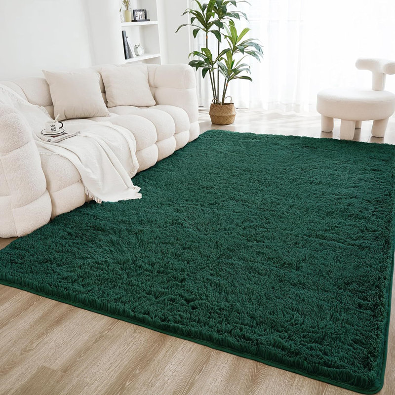 Rectangle Kiyohiko Commercial Use Area Rug with Non-Slip Backing, Rectangle 5' x 8'