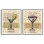 Ensemble de 2 giclées encadrées Margarita & Martini Recipes, design par Nancy Overton