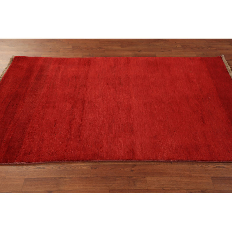 Tapis décoratif moderne fait à la main Gabbeh 4 x 6