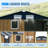 [6x8 Ft Yellow Outdoor Steel Storage Shed]– Lockable Doors | Compact For Garden, Backyard, Patio & Bike Storage​-118758429