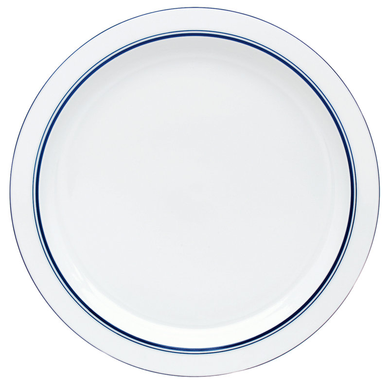 Assiette plate 10,25 po Christianshavn Blue