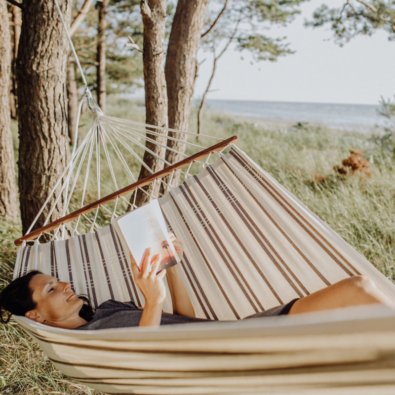 Brasilia Single Hammock, Cappuccino