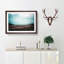 Cornwall Beach in England in Abstract - Picture Frame Graphic Art Print-55682641-55682642