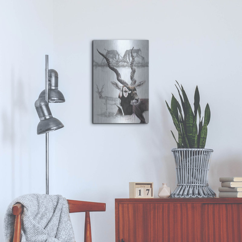 «Black Buck» par Barbara Keith, H 24 po x l 16 po