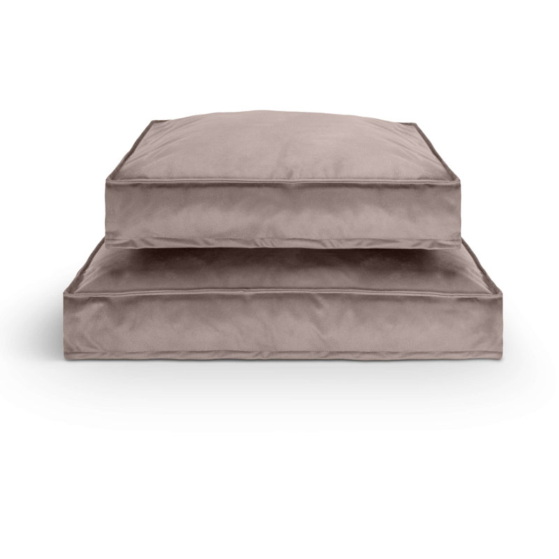 Nairne Polyester Pet Bed, Grey/Brown/Blue, 20cm H x 75cm W x 60cm D