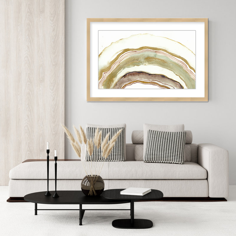 Abstract White Agate, 30" H x 40" W