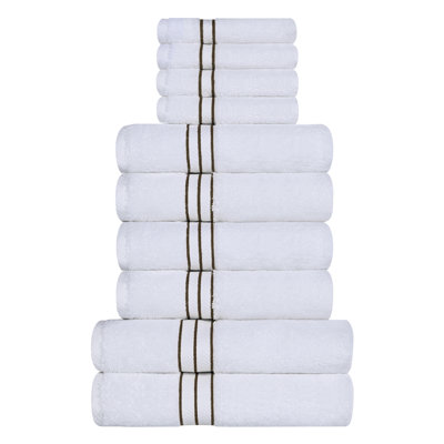 Josann 10-Piece Turkish Cotton Towel Set