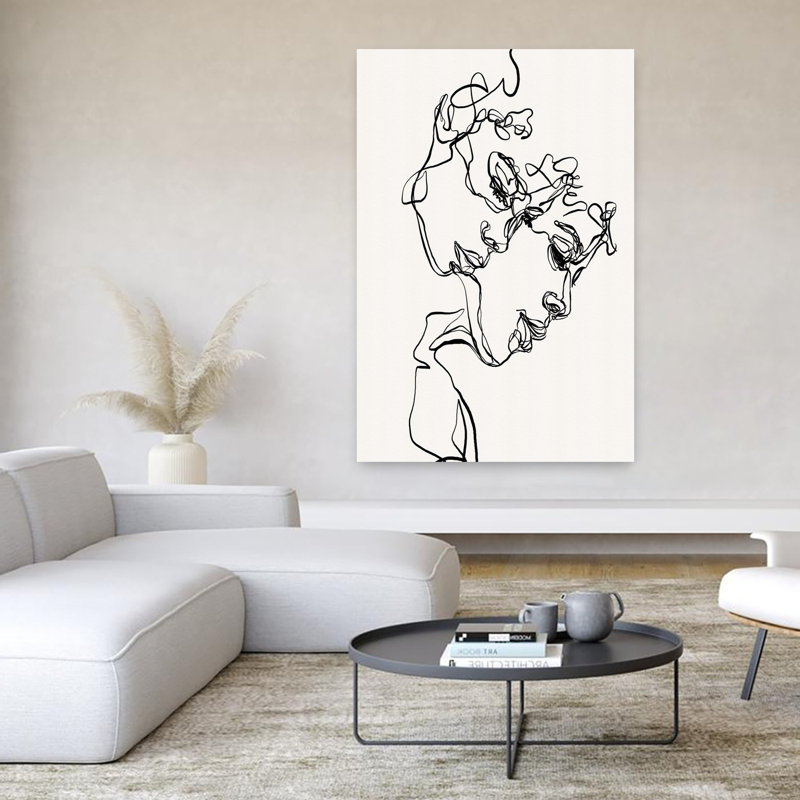Art contemporain, art contemporain abstrait, H 60 po x l 40 po