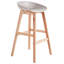 MICCO Counter Stool with Solid Wood Frame