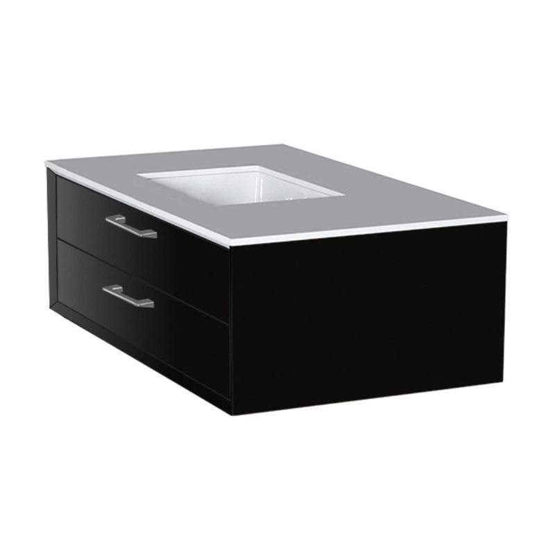 Gemelli 36'' W Stone Vanity Top, Polished White