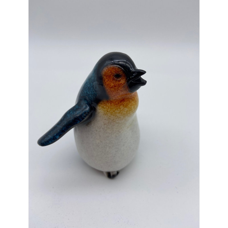 Figurine glacée petit pingouin heureux