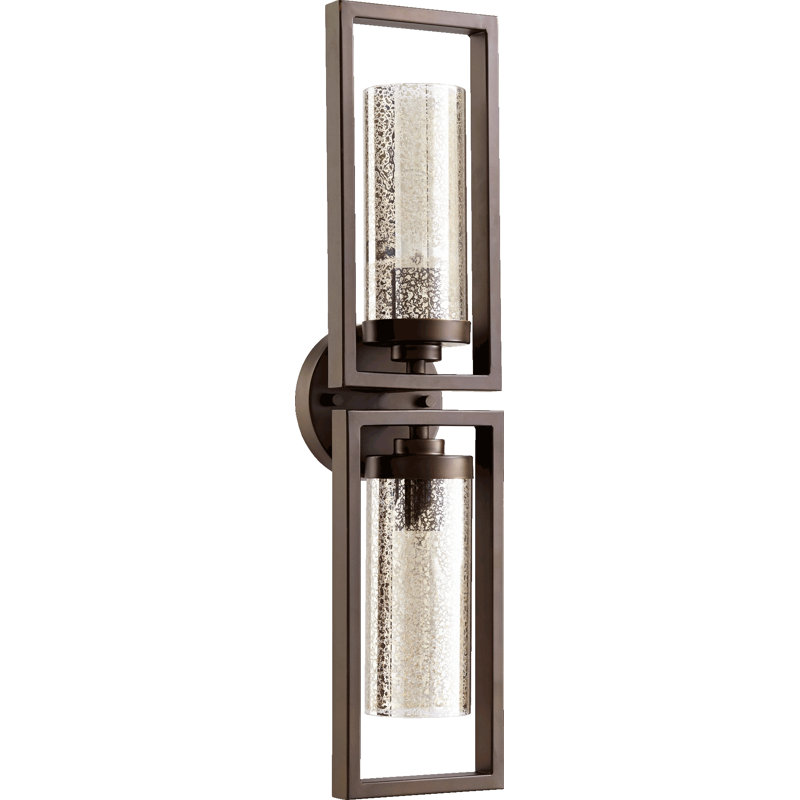 Appliquee à bras 2 lumières Goodrow, Bronze huilé