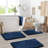 Aighan 3 Piece Ultra Soft and Absorbent Memory Foam Bath Rug Set with Non-Slip Backing-2072193405