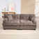 84" Chenille Upholstered Loveseat Sofa with Memory Foam Cushions and Pocketed Coil Springs