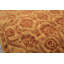 Tapis transitionnel rose en laine noué à la main 7 pi 8 po x 9 pi 9 po Oushak