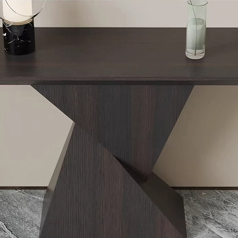 Console en bois de style américain, H 33,4 po x l 62,9 po x P 15,7 po