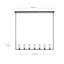 Luminaire suspendu pour îlot de cuisine 7 lumières Revolve-63492121