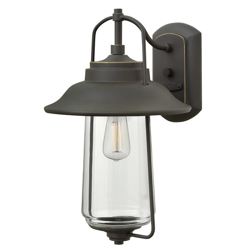 Belden Place Oil Rubbed Bronze 1 - Bulb Outdoor Wall Lantern, 19.25" H x 12" W