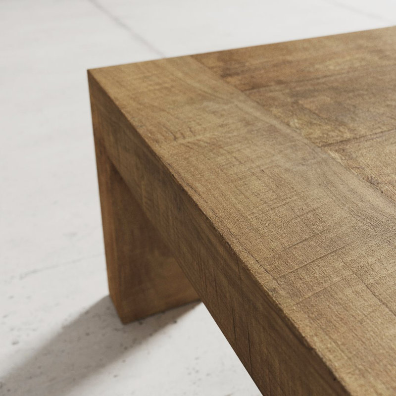 Davisboro Solid Wood Coffee Table, Brown