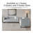 PU Leather Upholstered Accent Chair-2007792319