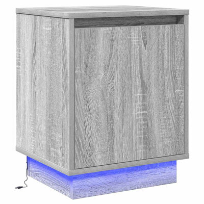 Bedside Cabinet 39 X 34.5 X 50 Cm Engineered Wood