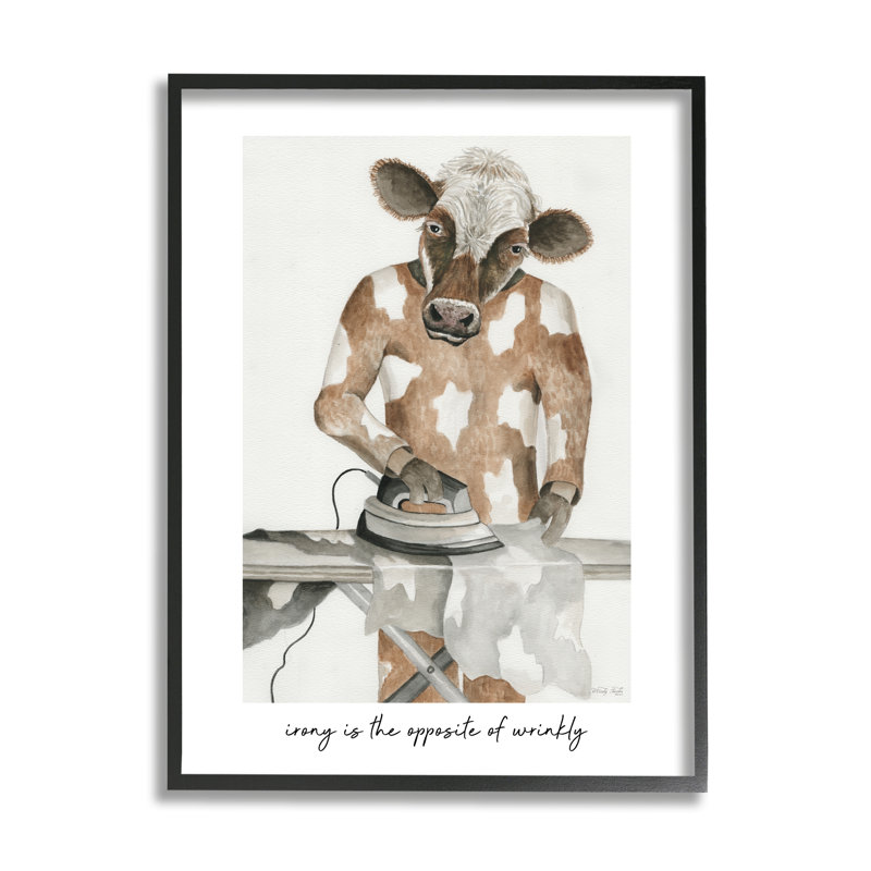 Stupell Industries, en face de la phrase «Wrinkly», giclée par Cindy Jacobs, H 30 po x l 24 po x P 1,5 po