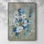 «Blue Garden I», reproduction encadrée - bois massif 47049-580388368