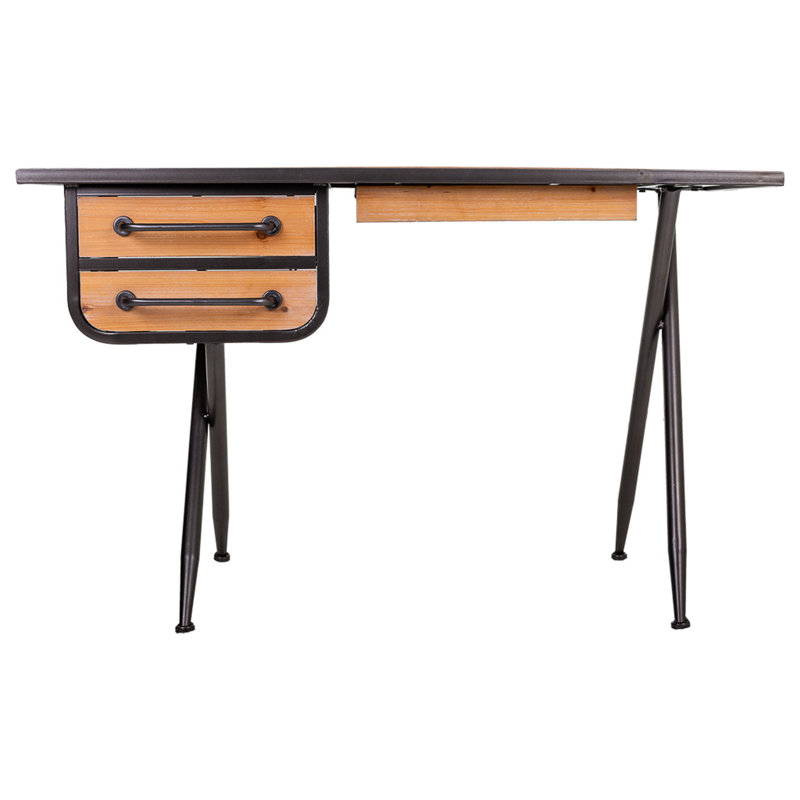 Hallas Metal Base Writing Desk