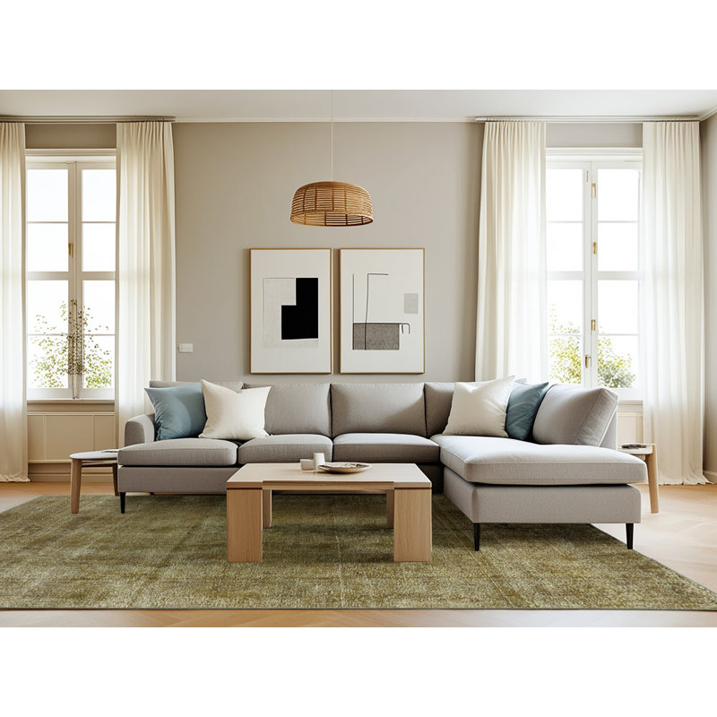 Ahquan Indoor Rug, Rectangle 8' x 12'