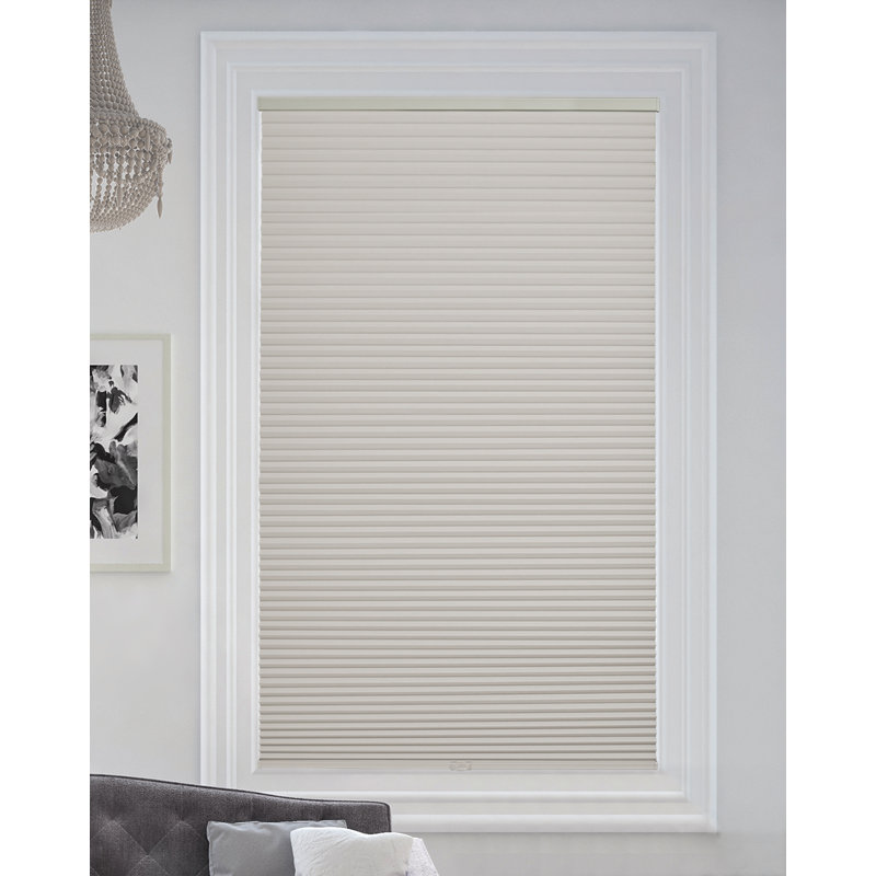 Store occultant sans cordon, L 62,5 po x L 48 po, Blanc hivernal