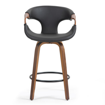 Pompano Swivel Upholstered Counter Stool