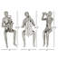 Ensemble de 3 figurines Saini