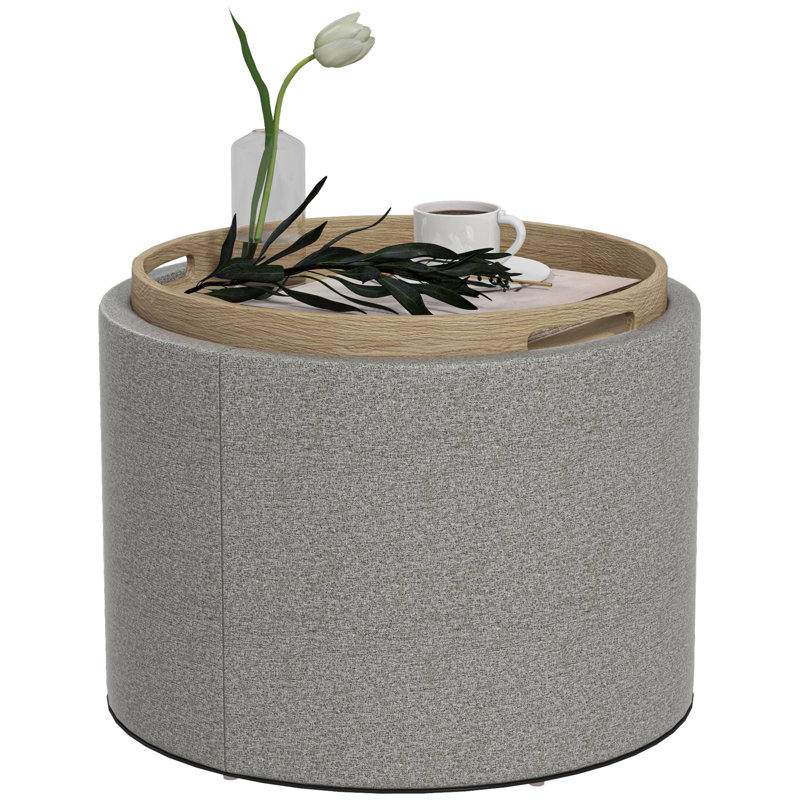 Table basse simple Felsenthal, Gris