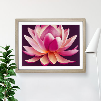 Beguiling Lotus Flower - Single Picture Frame Print