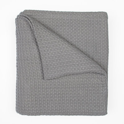 Couverture en coton Waffle Weave